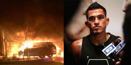 PICS: Three cars set on fire in driveway of former UFC champion Anthony Pettis’ home