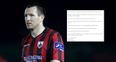 League of Ireland player pens possibly the greatest retirement statement of all time