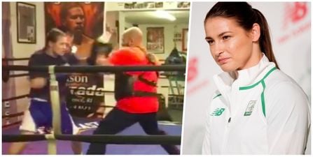 WATCH: Katie Taylor’s terrifying hand speed suggests she is ready for the pro game