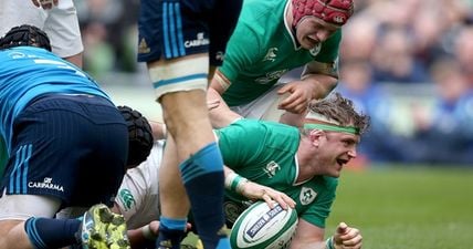 Jamie Heaslip’s score is up against some stiff competition for the Try of the year Award