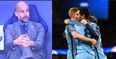 Pep Guardiola lost his shit when Kevin De Bruyne’s stunning free kick put Manchester City ahead