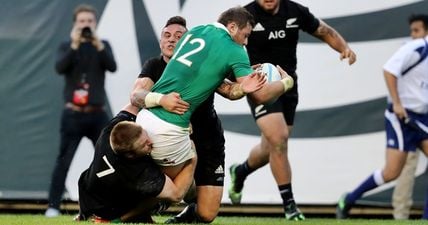 WATCH: One Irish fan had the best view in Chicago of Robbie Henshaw’s sensational try