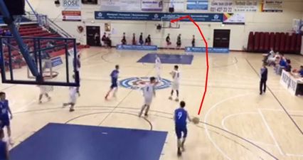 WATCH: 16-year-old Cork man scores from inside his own three-point line