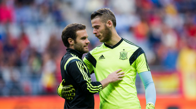 Juan Mata shares cringe childhood throwback snap of David De Gea