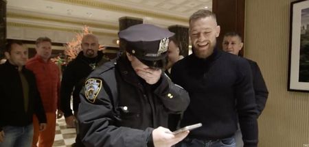 WATCH: Conor McGregor almost made this New York City police officer cry with joy