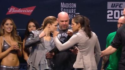 Watch: Ronda Rousey made a cameo appearance at the UFC 205 weigh-ins