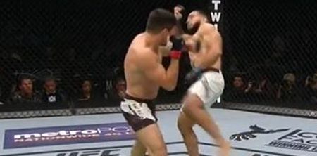 WATCH: The first UFC knockout in New York city was an absolute doozy