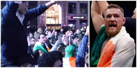 WATCH: Irish fans take over the streets of New York as Conor McGregor makes history