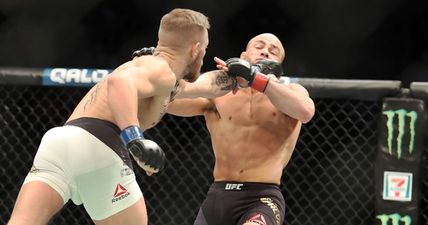 WATCH: Eddie Alvarez reveals what he was thinking after Conor McGregor knocked him down for the first time