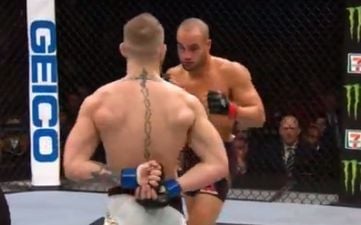 WATCH: Conor McGregor on why he had his hands behind his back against Eddie Alvarez