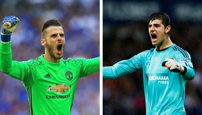 Thibaut Courtois says there’s one thing that David De Gea is better than him at