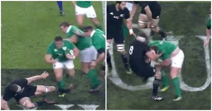 WATCH: Pure, scary, raw, explosive power from Tadhg Furlong that’s not normal for a human