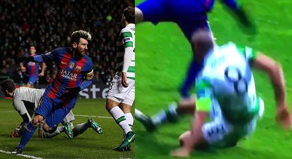 WATCH: Lionel Messi embarrasses Scott Brown as he effortlessly skips away from lunging challenge