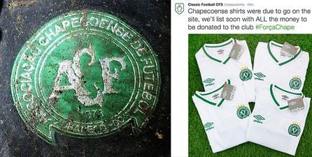 Classic Football Shirts to sell Chapecoense shirts with all money raised going straight to the club