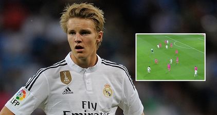 Footage from Martin Ødegaard’s full Real Madrid bow shows what the fuss is about