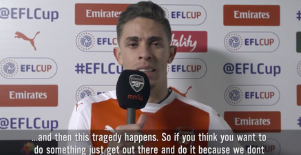 Arsenal star Gabriel breaks down in tears as he sends his condolences to Chapecoense