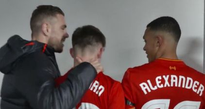 Tunnel footage following Leeds win shows exactly why Jordan Henderson is Liverpool captain