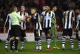 Newcastle fans fume as ref leaves them down to nine men by half-time