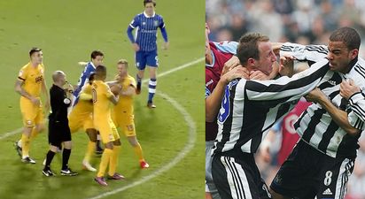 WATCH: Irishman and Preston teammate sent off for fighting each other during Sheffield Wednesday loss