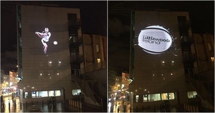 Littlewoods Ireland’s GAA launch marked with giant light projections in Dublin, Cork and Galway