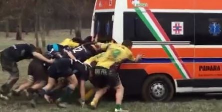 WATCH: Opposing rugby players come together to help injured teammate