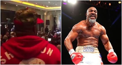 WATCH: Shannon Briggs gatecrashes Anthony Joshua’s press conference because Shannon Briggs