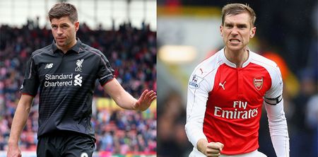 Arsenal fans fear Per Mertesacker’s sealed their demise by using Steven Gerrard quote