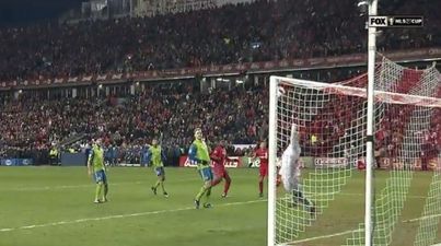 This is the ridiculous save that helped Seattle win their first MLS Cup