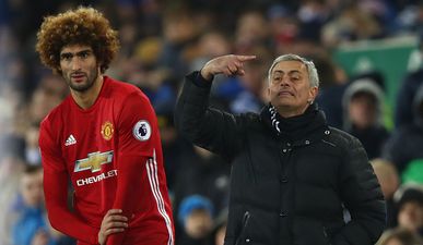 Marouane Fellaini allegedly got booed by Manchester United fans just for warming up