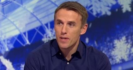 Phil Neville’s round-up pearls of wisdom for each team on Match of the Day were gold