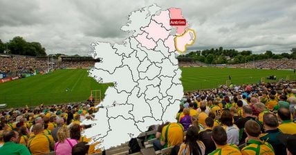 Can you find the counties of Ireland on a map?