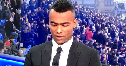 Everyone’s making the same joke about Ashley Cole’s appearance on Sky Sports