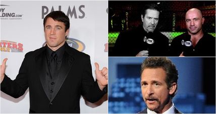 Chael Sonnen may have let slip who will replace Mike Goldberg as Joe Rogan’s new broadcast partner