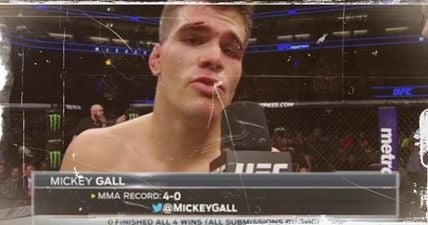 Mickey Gall simply gets it as Sage Northcutt becomes the latest victim of his rear naked choke