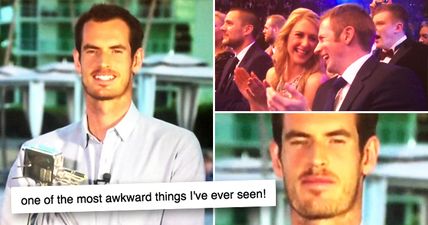 WATCH: Andy Murray make Britain cringe with the most awkward moment of 2016