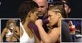 So… Ronda Rousey’s UFC 207 weigh-in staredown with Amanda Nunes was a tad unusual