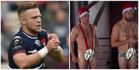 WATCH: Ian Madigan in a mankini engaging in some weird ass challenge with Adam Ashley-Cooper