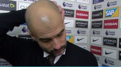 WATCH: Pep Guardiola’s painful post-Burnley interview is almost cringey beyond belief