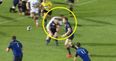 WATCH: Johnny Sexton got horrendously cleaned out with a sickening, red card hit