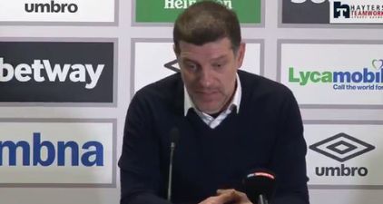 Slaven Bilic dropped an f-bomb when asked about Dimitri Payet in press conference