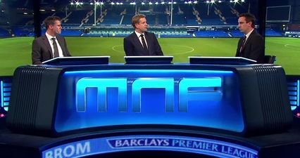 No football on Monday night but Jamie Carragher and Sky Sports have made everyone’s week