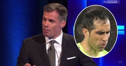 WATCH: Jamie Carragher has to take the Lord’s name in vain on MNF and who can blame him?