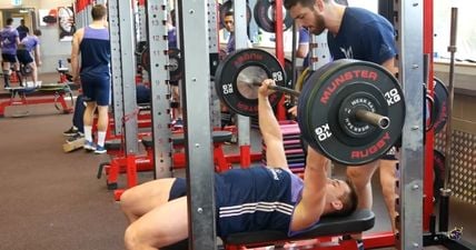 WATCH: Munster are not easing up one bit judging by their latest gym sessions