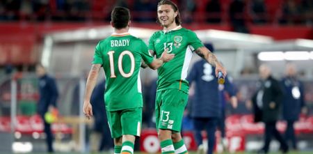 Jeff Hendrick issues plea to Robbie Brady to come join him in the Premier League