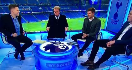 WATCH: Jake Humphrey’s “slip” joke didn’t go down well with Steven Gerrard