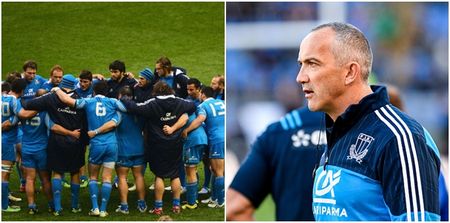 Irish coach Conor O’Shea speaks candidly and optimistically about what he is trying to achieve with Italy