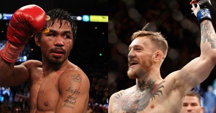 Whatever about Mayweather, Dana White is not interested in Conor McGregor vs. Manny Pacquiao