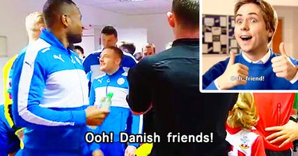 Jamie Vardy taking the piss out of Kasper Schmeichel with an Inbetweeners reference is brilliant