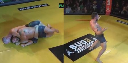 WATCH: Chad Mendes scores insane sudden victory in combat sports return