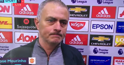 Jose Mourinho took a very obvious dig at Jürgen Klopp in his post-match interview